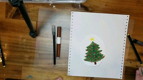 Easiest Way to Draw a Christmas Tree