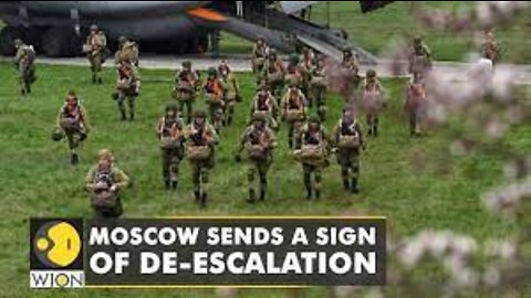Russia begins pulling back troops, ends drill in Crimea | Russia-Ukraine crisis | Breaking News