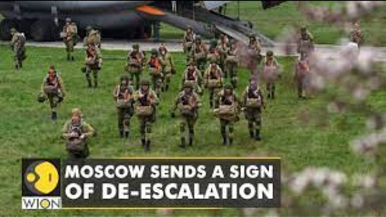 Russia begins pulling back troops, ends drill in Crimea | Russia-Ukraine crisis | Breaking News