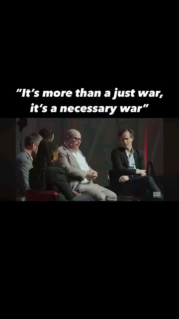 Not only it is a Just war - It is a Necessary war. Let Israel do what needs to be done!