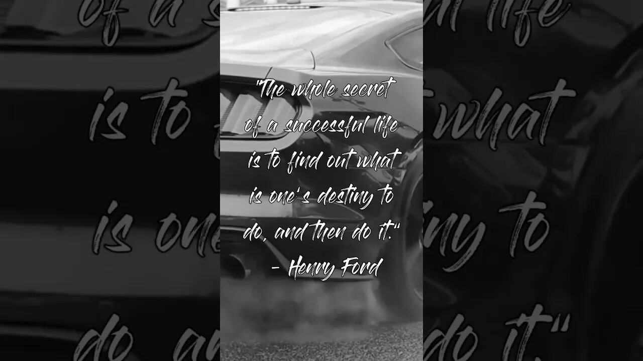 Do It #ford #mustang #henryford #quoteoftheday #motivation