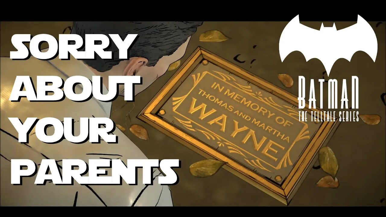 Batman The Telltale Series Chapter 2 (ep 5) - Batman's Parents Are Dead and Criminals. Crime Alley