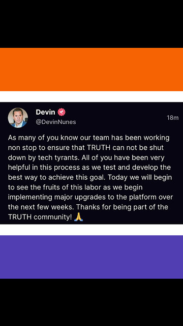 Devin Nunez Announces Major Update To Truth Social Soon