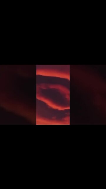 Freaky Looking Cloud Looks Like UFO #shorts