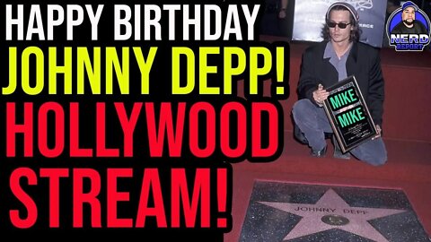 Visiting Johnny Depp Star in Hollywood for His Birthday!