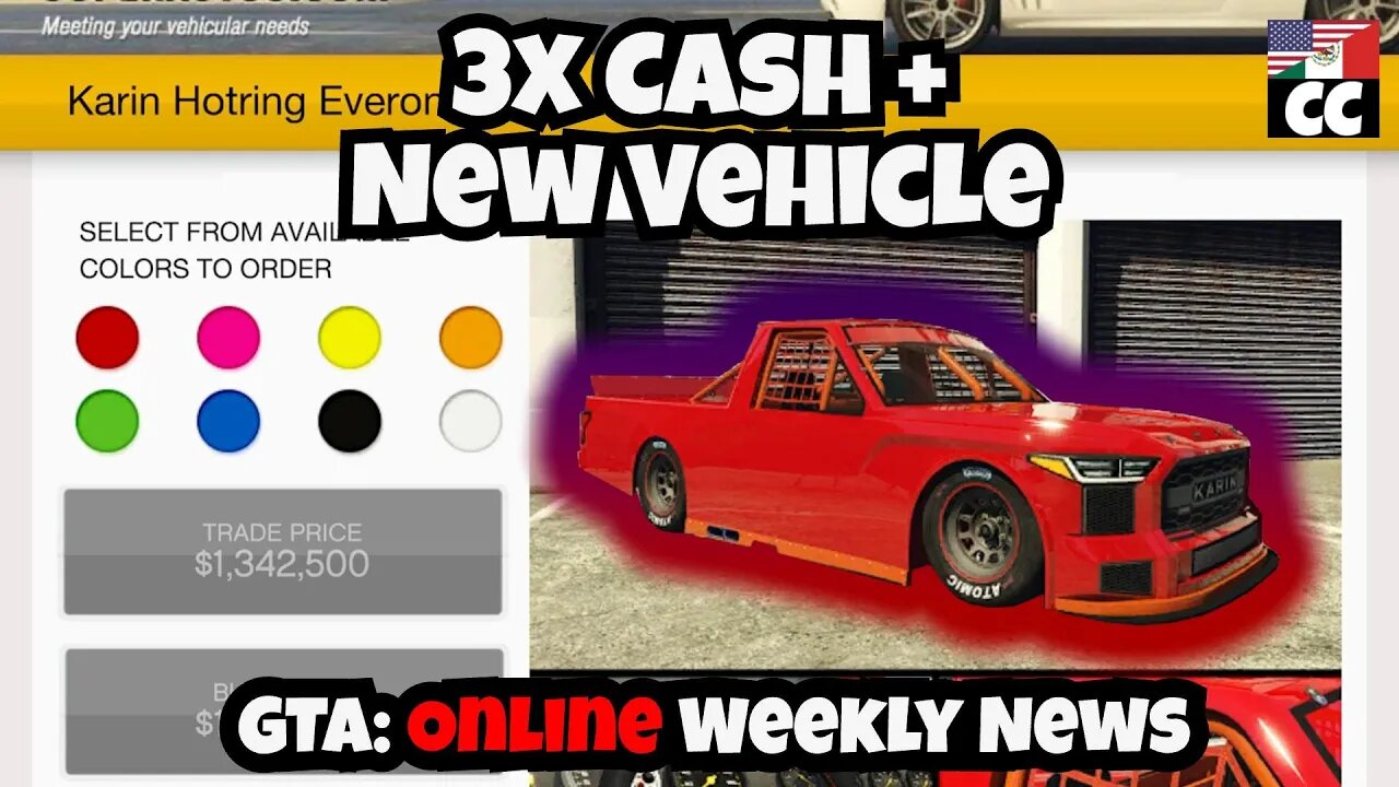 3X Cash and New Vehicle GTA Online Weekly Update March 9th 2023