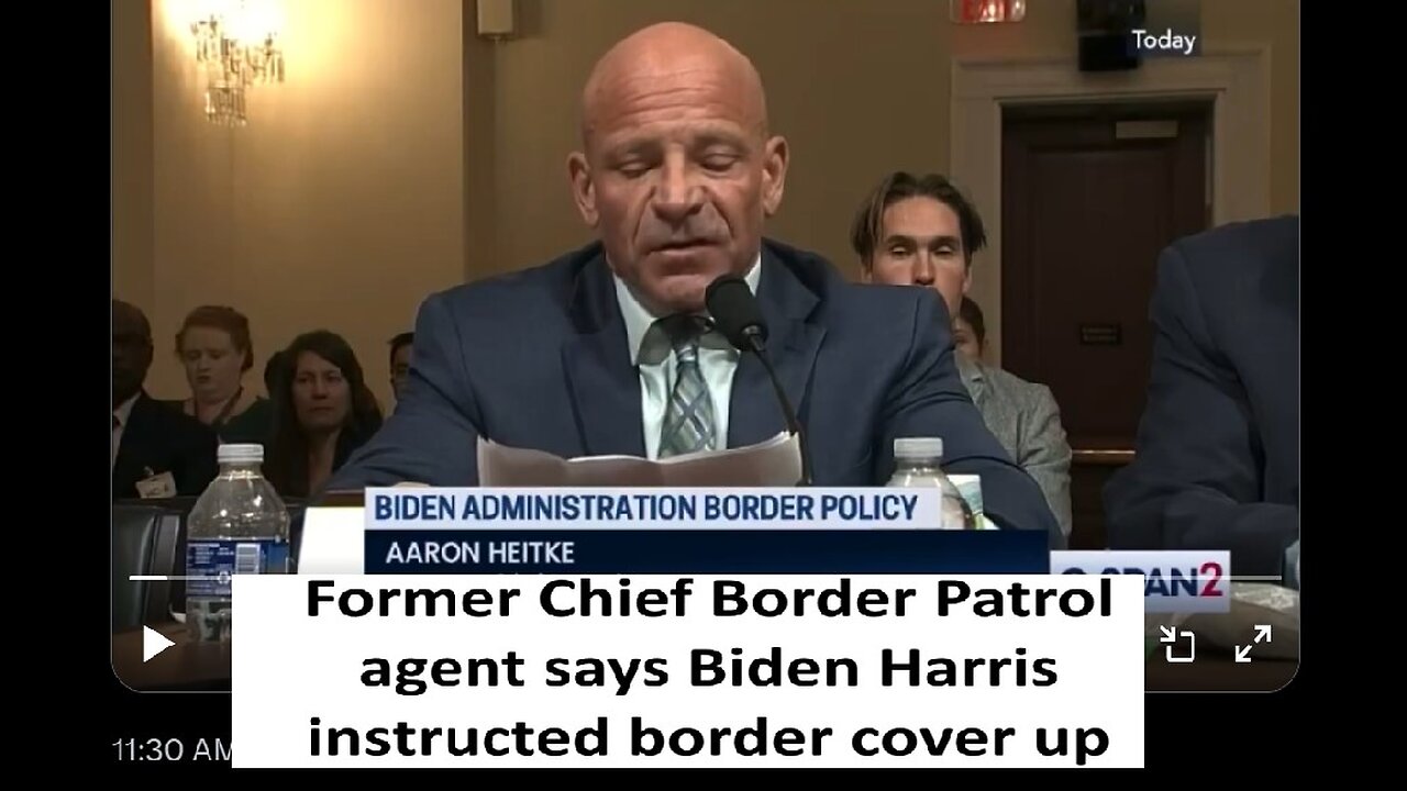 Border Chief says Biden/Harris ordered coverup