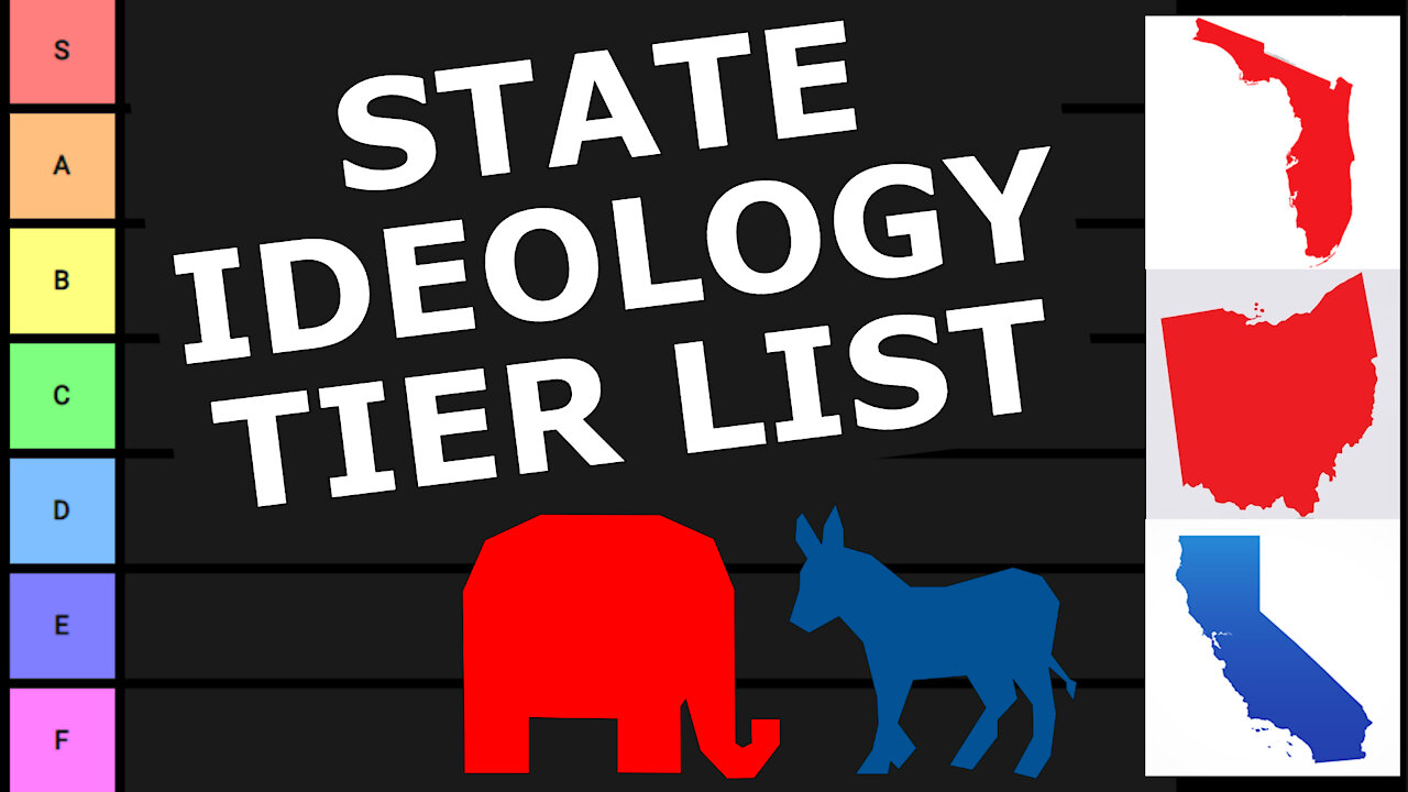 TIER LIST: What Specific Ideology Does Each State Have?