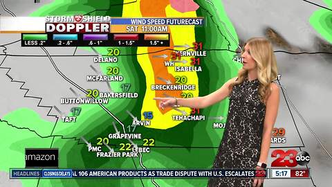 An atmospheric river brings rain to the county Friday and Saturday