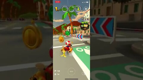 Mario Kart Tour - Today’s Challenge Gameplay (Los Angeles Tour February 2022 Day 14 + Badge)