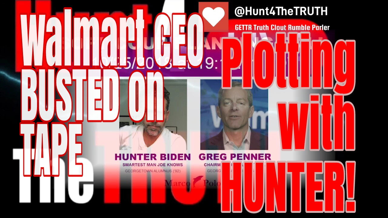 CAUGHT ON TAPE: CEO of Walmart Calls Hunter Biden about John Kasich Running with Joe