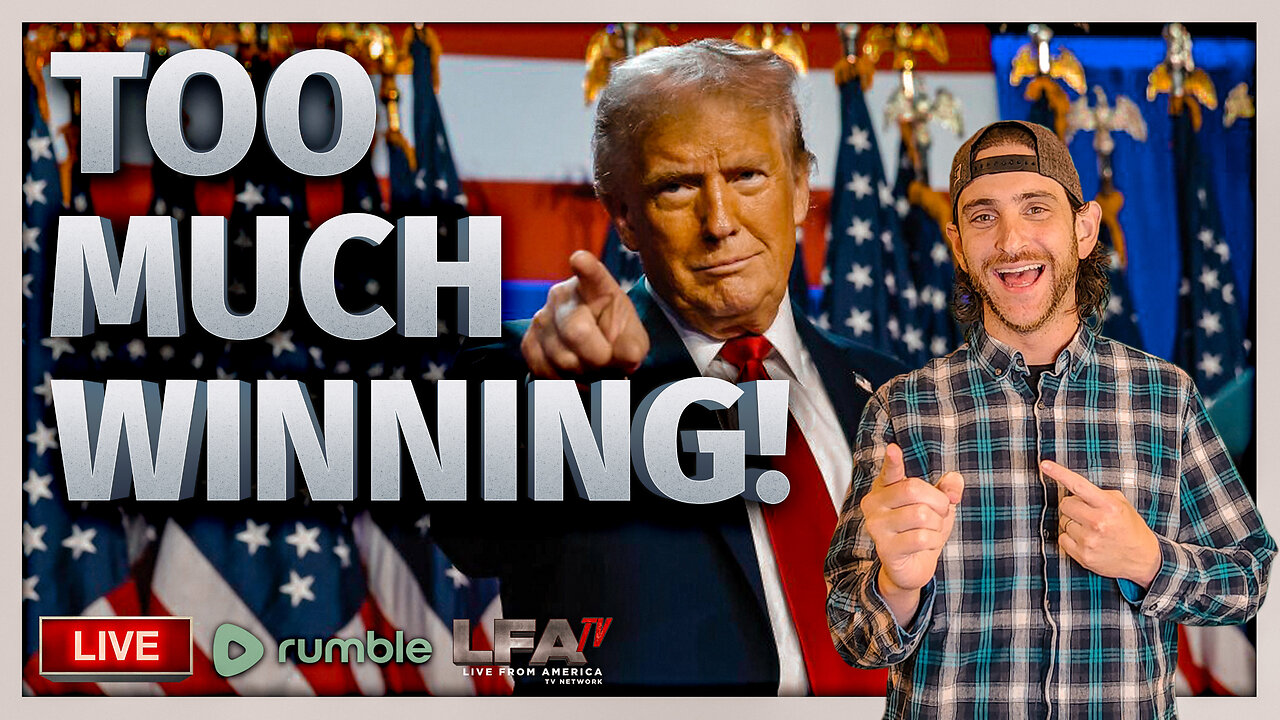 IS ANYONE TIRED OF WINNING YET?! | UNGOVERNED 11.14.24 5pm EST