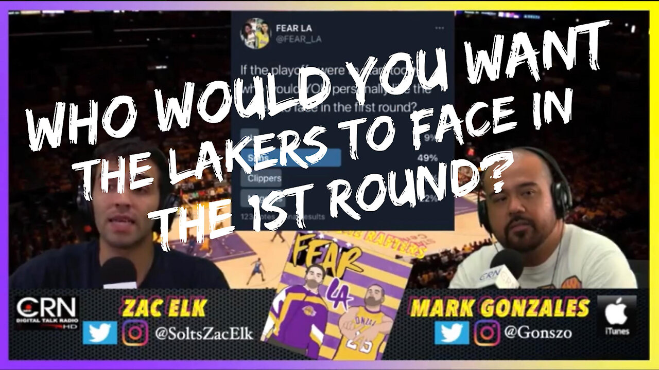 Who Would You Want the Lakers to Face in the First Round? | Up in the Rafters | May 11, 2021
