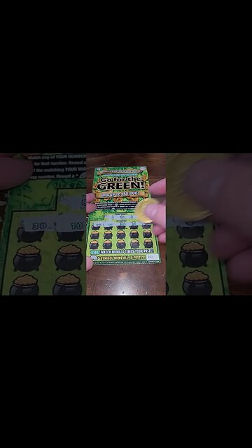 $50,000 Lottery Ticket Go for The Green!
