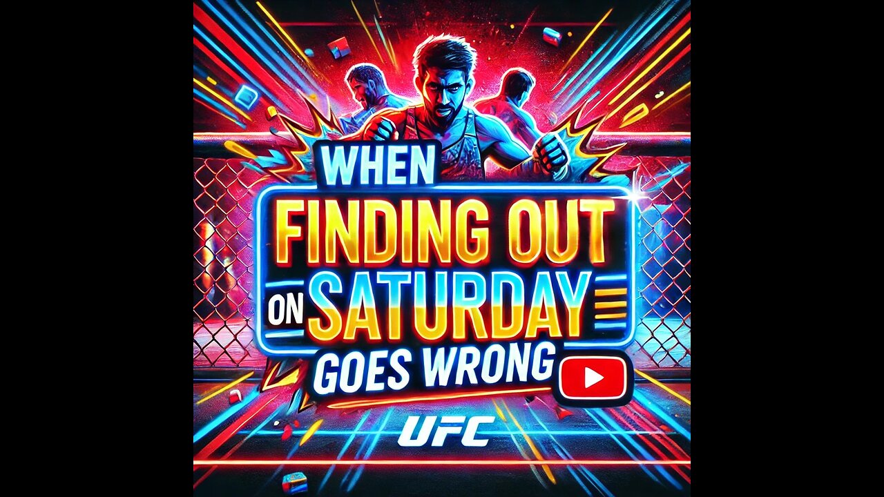 when finding out on Saturday goes wrong. Ft Ilia Tuporia and Max "find out" Holloway.