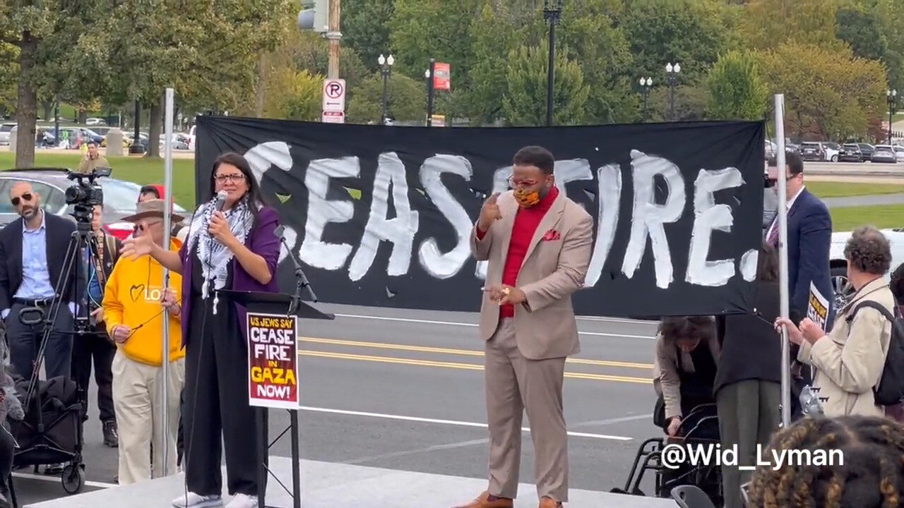 Rep. Rashida Tlaib Sobs As She Repeats The Debunked Claim That Israel Bombed A Gaza Hospital