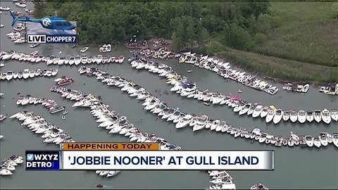 Thousands expected at Michigan's Jobbie Nooner party on Gull Island