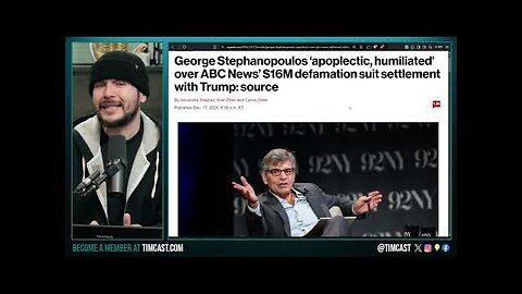 Trump HUMILIATED ABC News George Stephanopoulos, Liberals LIVID Over Trump Suing Media AND WINNING