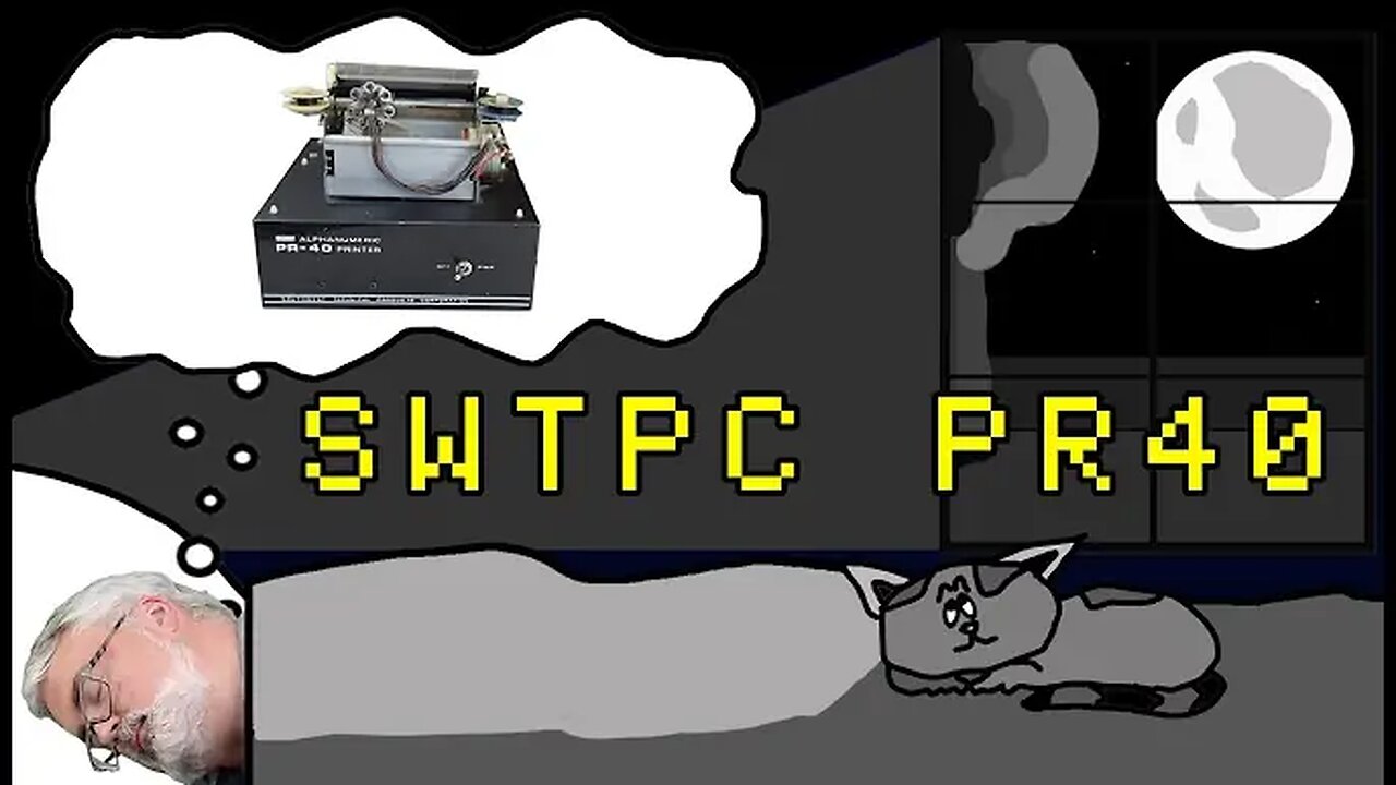 "One of the first printers for a home computer: the SWTPC PR40 - 1976!" Tech Time Traveller