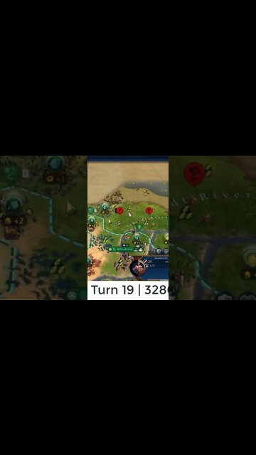 #oneturnadaychallenge #civ6 – Turn 19 - BARBARIAN ERROR #shorts