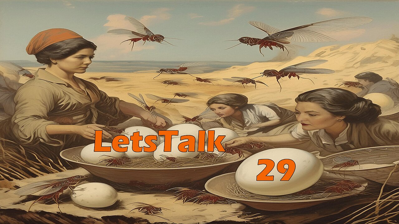 LetsTalk Podcast 29 (Drinking Eggs, Roaches, 1940's, Dune Prophecy, Wonka, Millennials, Human Waste)