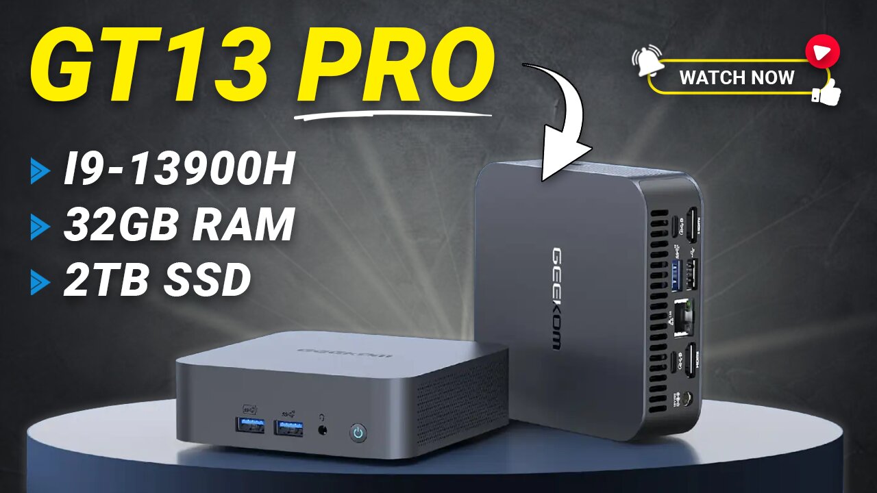 🖥️ GEEKOM GT13 Pro Mini PC | ULTIMATE 13th Gen Mini PC!