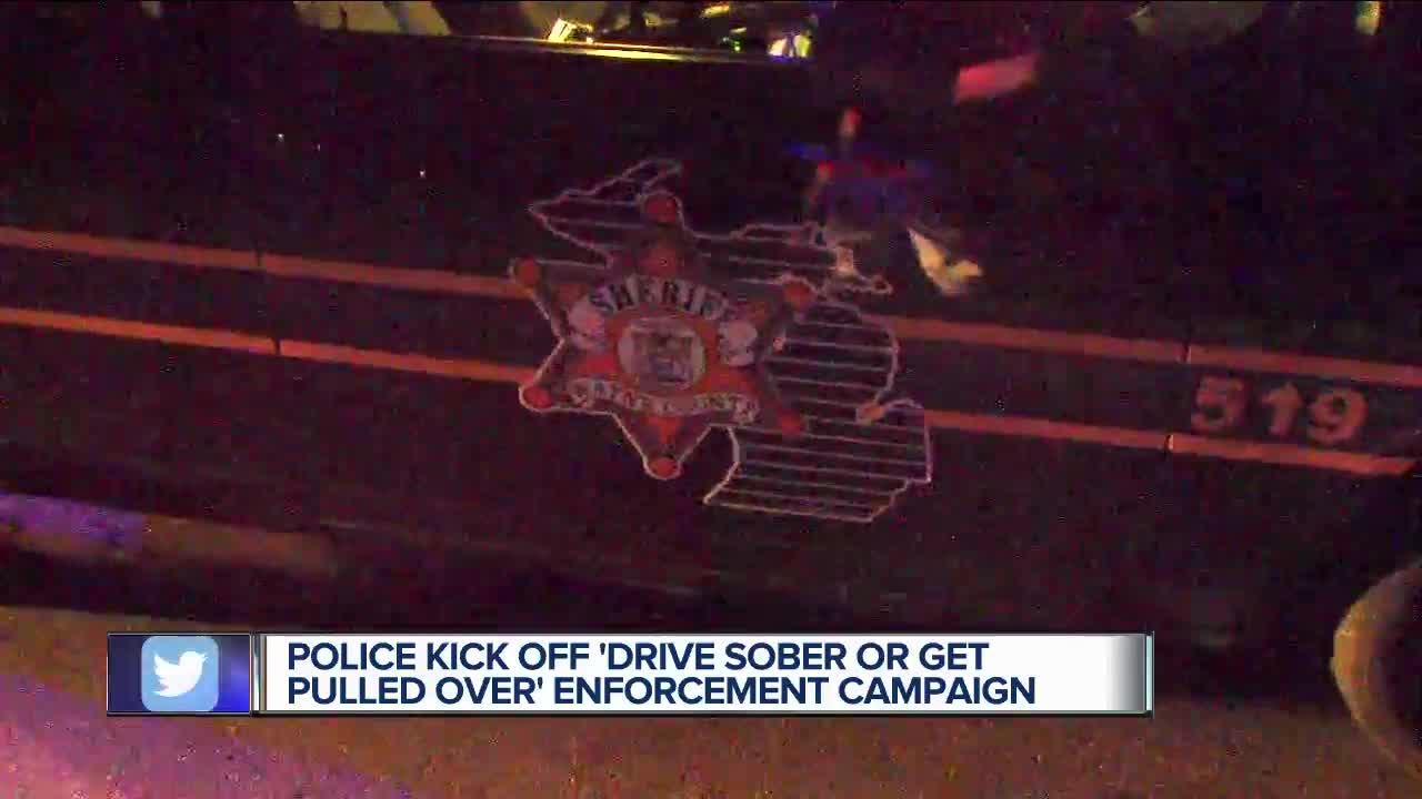Police kick off 'Drive Sober or Get Pulled Over' enforcement campaign