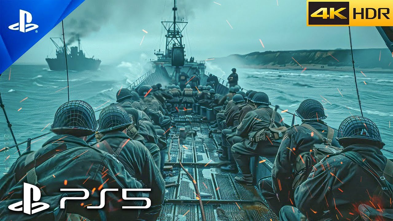 (PS5) D-DAY - Omaha Beach 1944 | Realistic ULTRA Graphics Gameplay [4K 60FPS HDR] Call of Duty