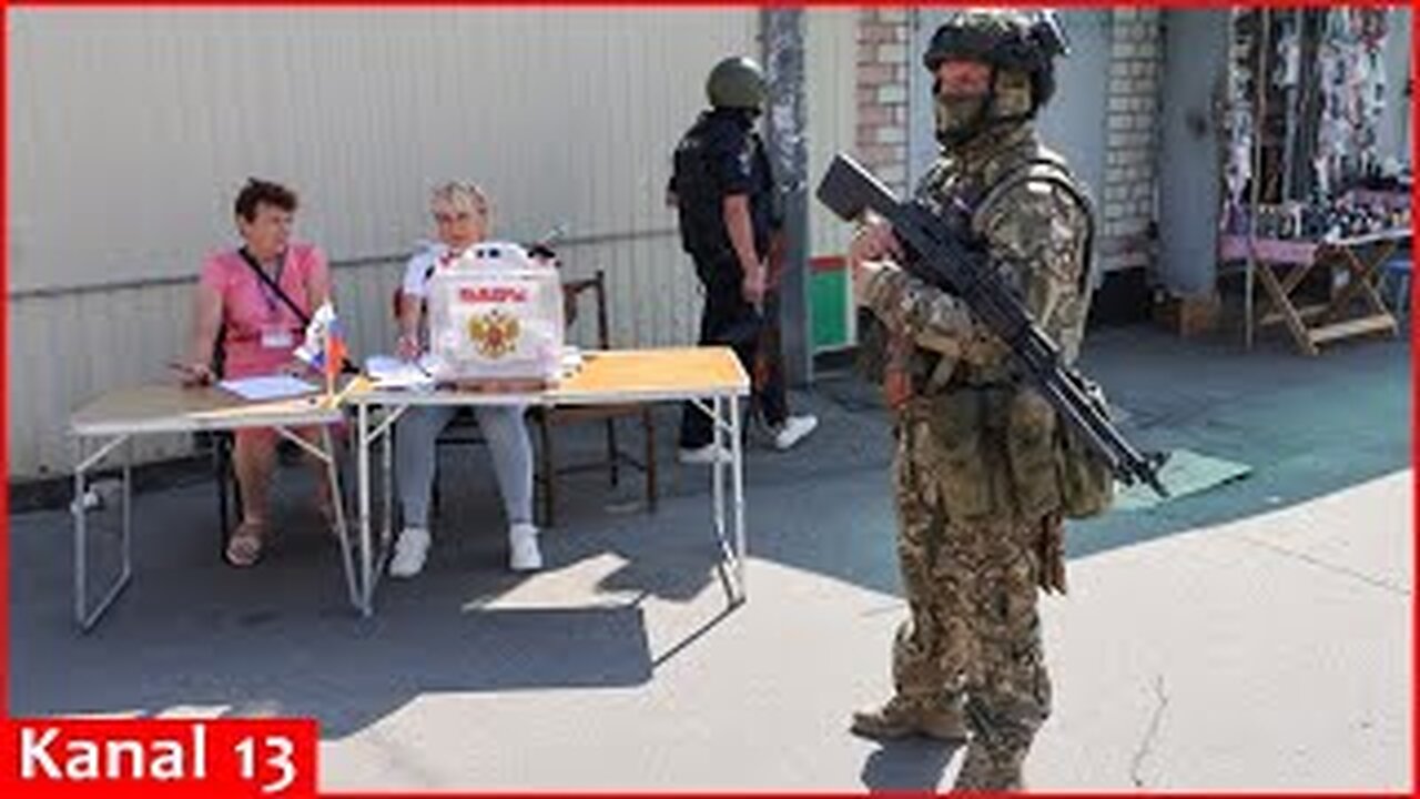 Residents cast votes in local and regional elections in Kursk region attacked by Ukrainian troops