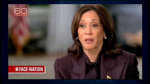 60 Minutes tells Harris middle east is not listening to you her word salads response shows us why
