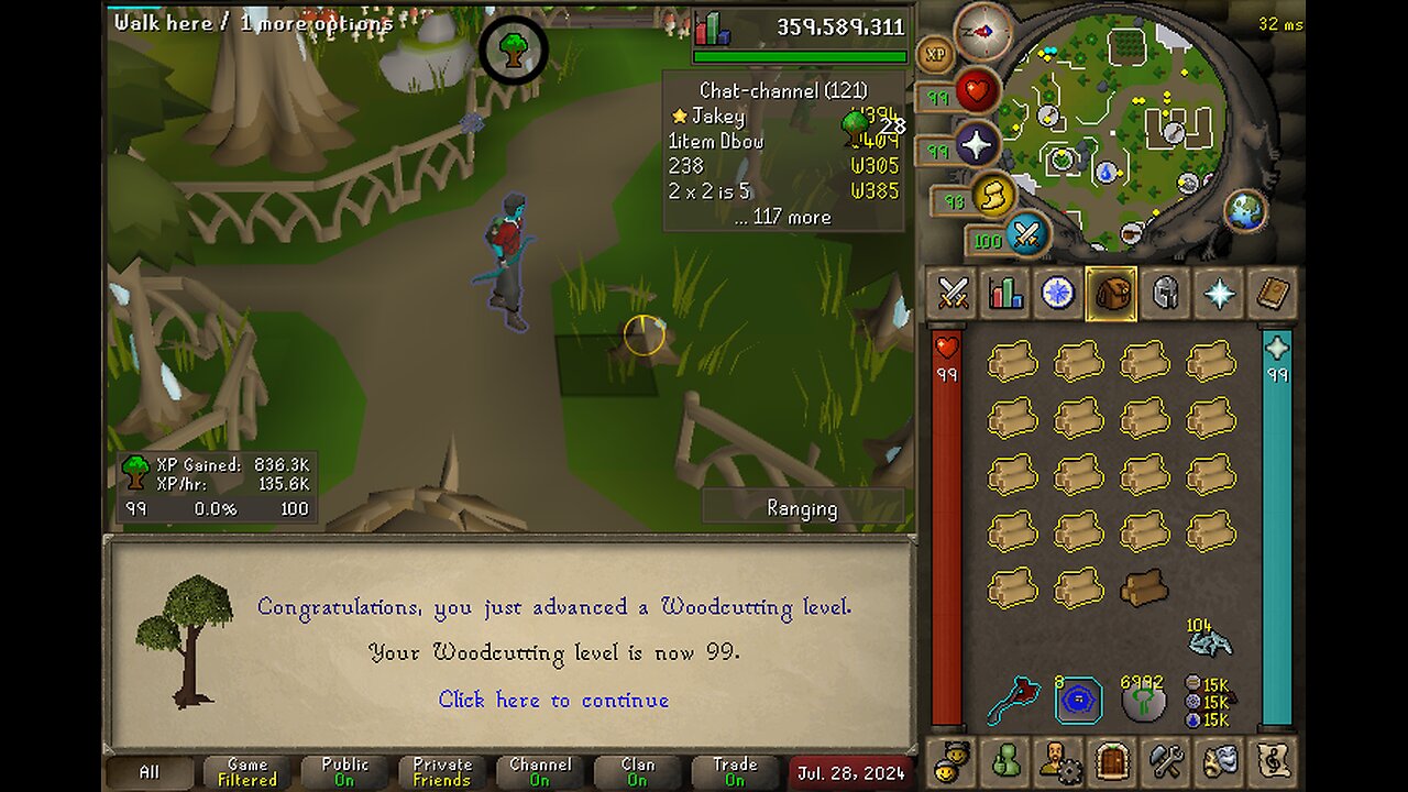 99 WOODCUTTING [28-7-2024]