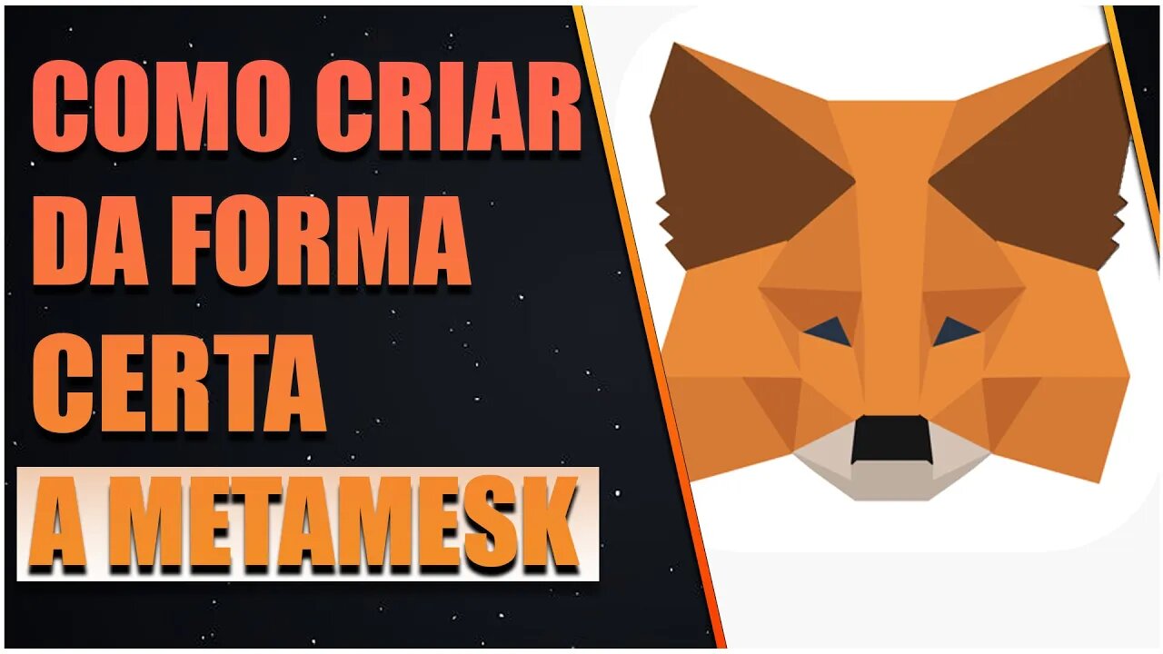 COMO CRIAR CONTA NA METAMASK 2022 PASSO A PASSO