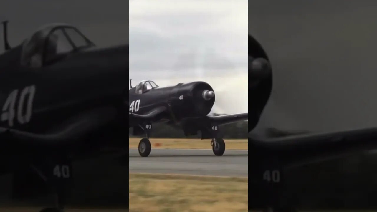 This is an F4U-4Corsair #navalhistory #warbird #rcplanes #militaryaviation #aviationhistory