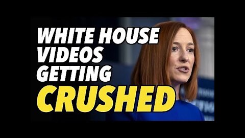 Biden White House, record high DISLIKES on YT videos. All comments now disabled