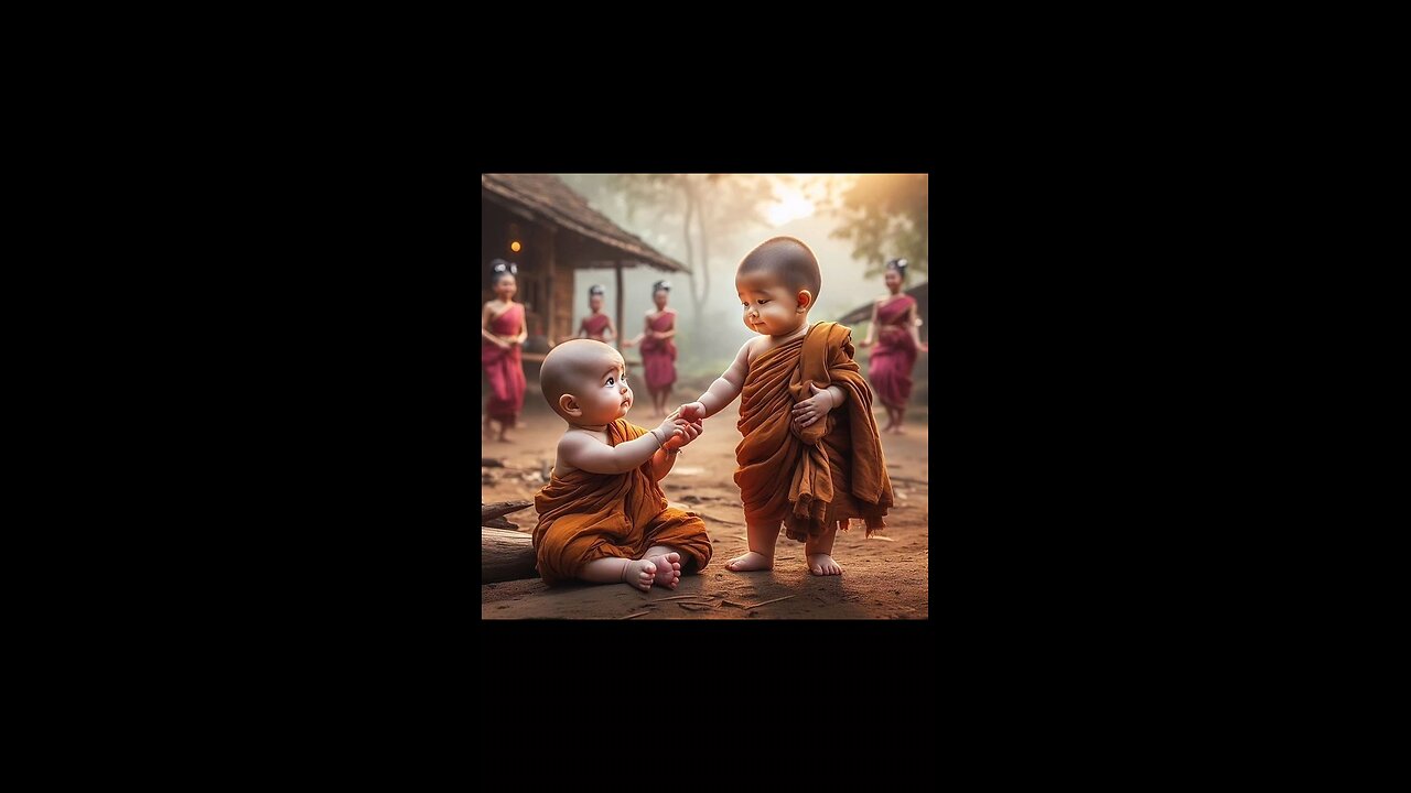 little monk So Cute 🥰🥰 #monk #baby