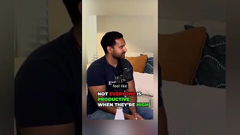 Stop Capping When You Say You're Productive High While You Munch On Food