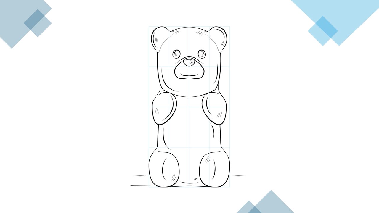 Drawing a gummy bear