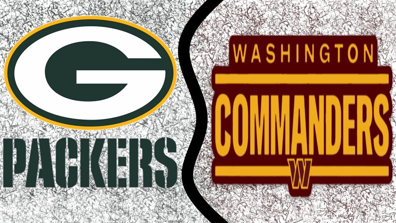 🏈 Washington Commanders VS Green Bay Packers Live | NFL Live 🏈