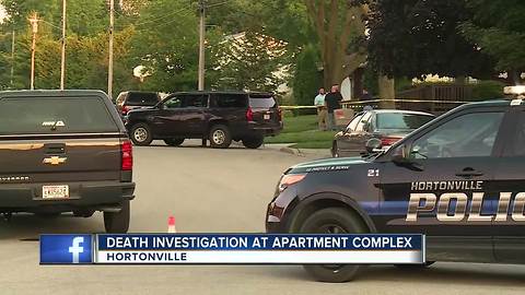 Death investigation at Hortonville apartment