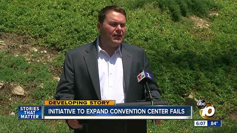 Initiative to expand convention center fails