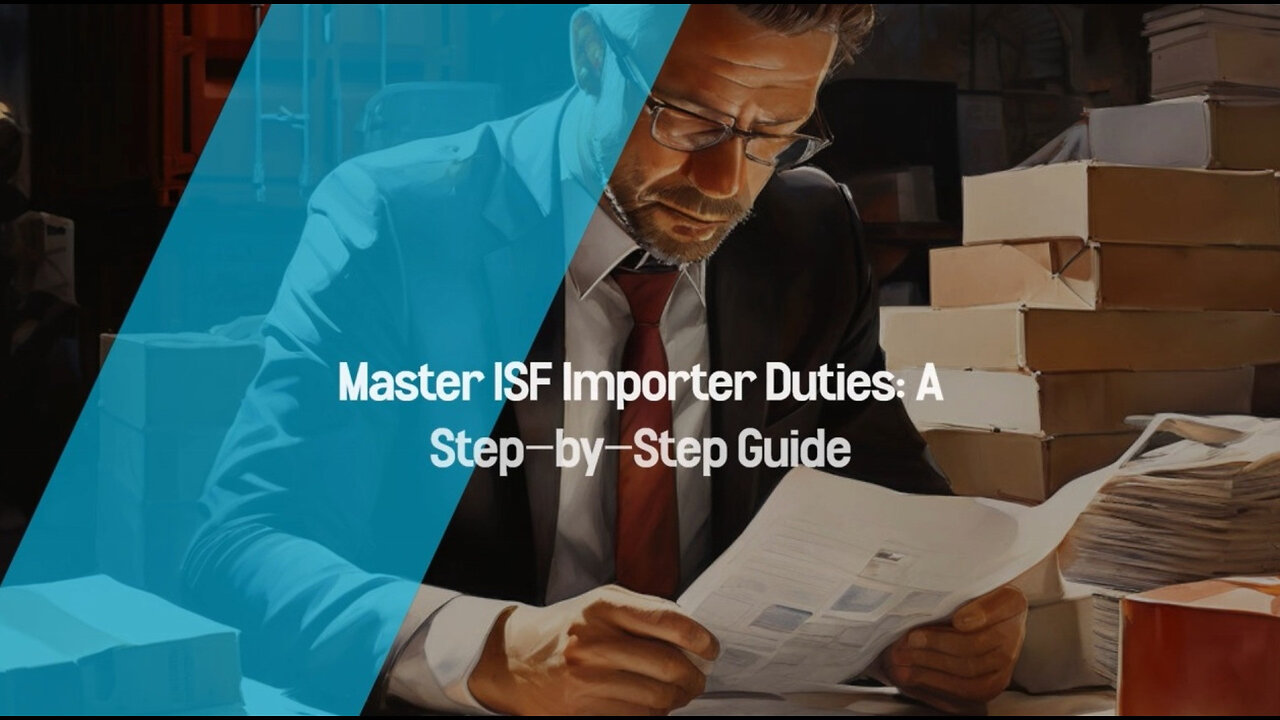 Demystifying the ISF: Your Guide to Mastering Importer Responsibilities