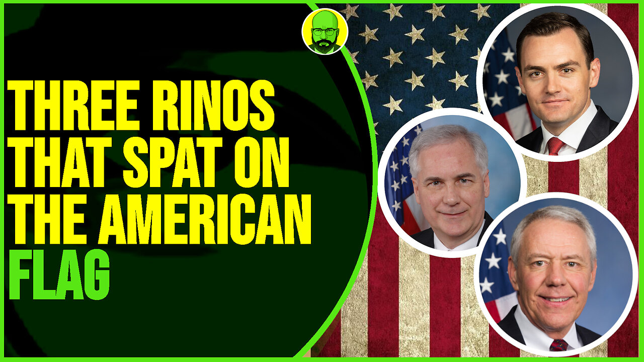 THREE RINOS THAT SPAT ON THE AMERICAN FLAG