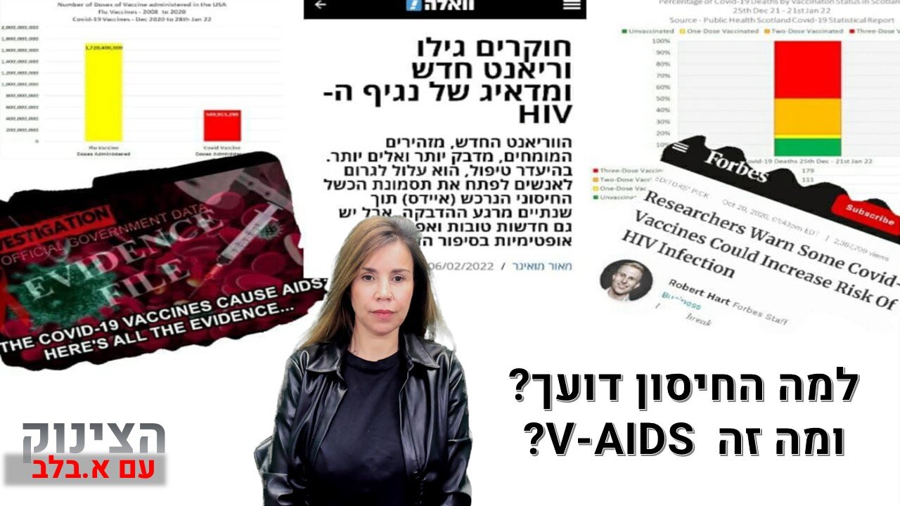 הצינוק עם עם א.בלב | חיסוני אסטרזניקה למדוכאי חיסון מודרנה מוציאה חיסונים ל HIV