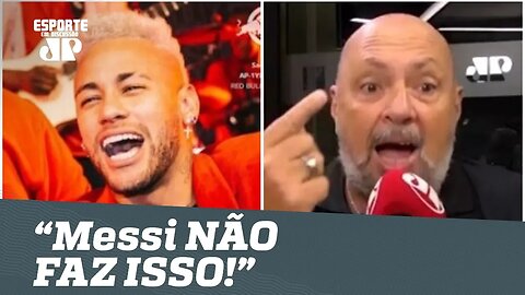 Festa de Neymar REVOLTA narrador: "Messi NÃO FAZ ISSO!"