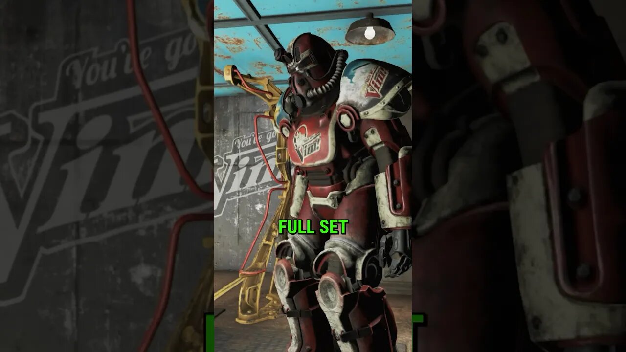 The UNIQUE Red VIM Power Armor in Far Harbor