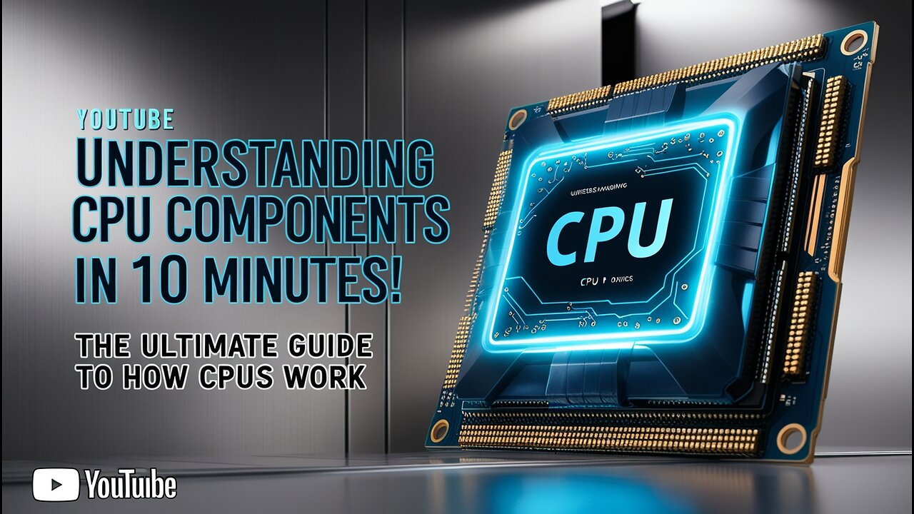 "🚀 Understanding CPU Components in 10 Minutes! | The Ultimate Guide to How CPUs Work 💻"