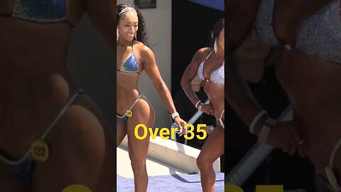 Bikini Masters Over 35 on Labor Day 2023 #shorts #musclebeach #fitness #femalebodybuilding