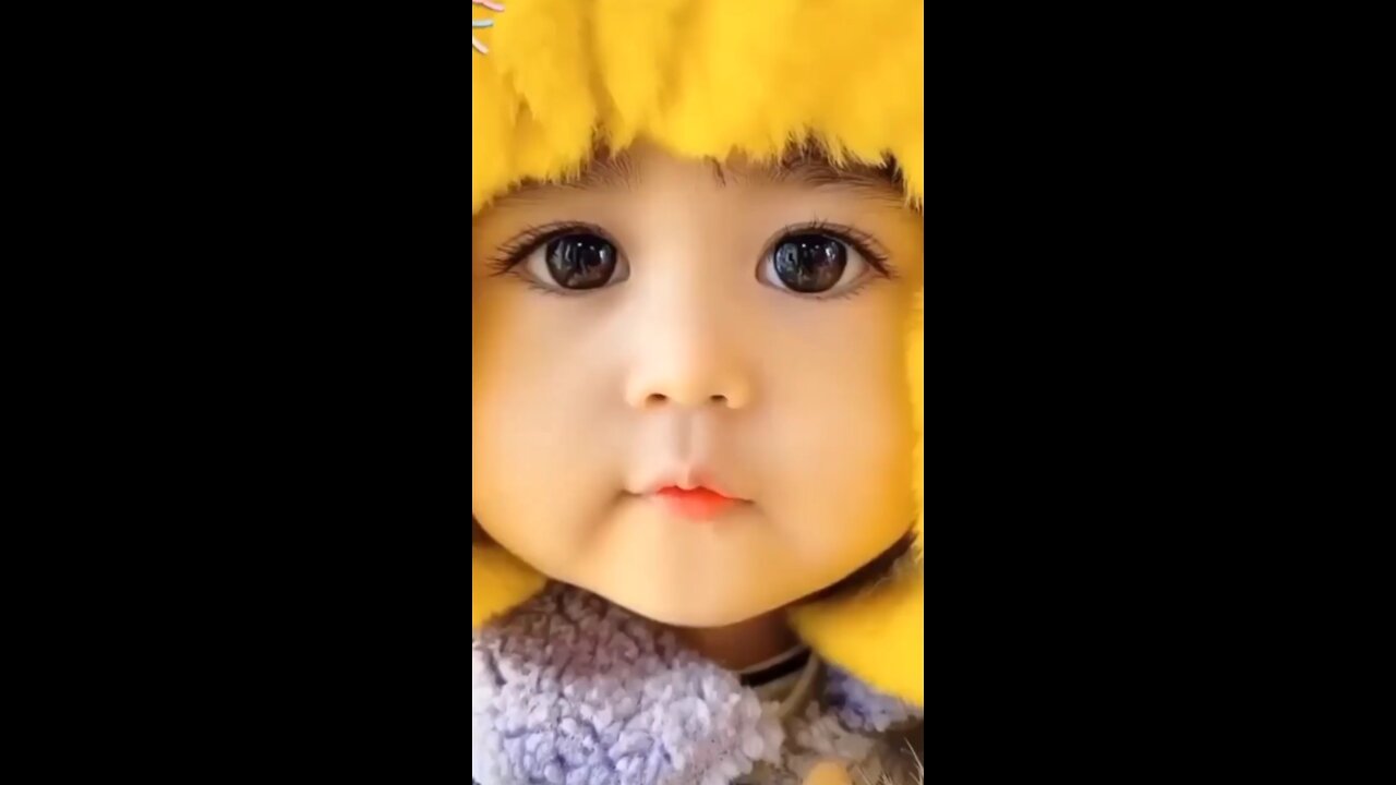 Adorable baby looking at the camera