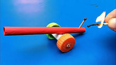 create a powerful paper cannon