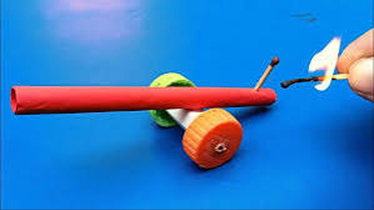 create a powerful paper cannon